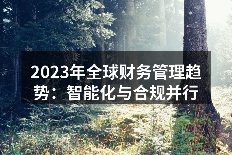 2023年全球财务管理趋势：智能化与合规